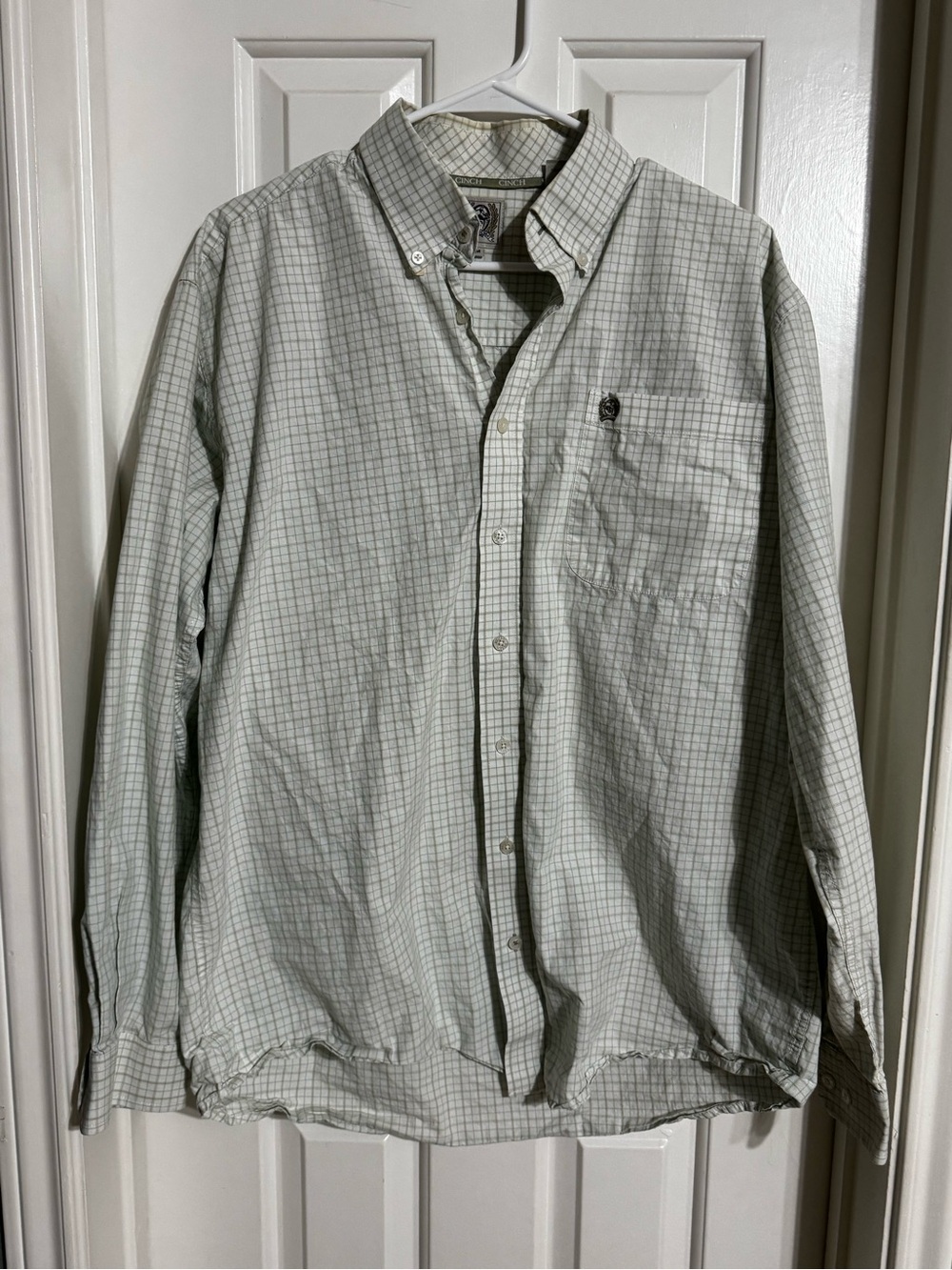 Men's Cinch Western Checked Shirt